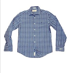 Original Penguin Casual Light Blue Plaid Shirts, Size- S